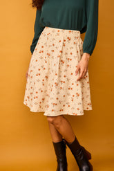 Beige Top Skirt